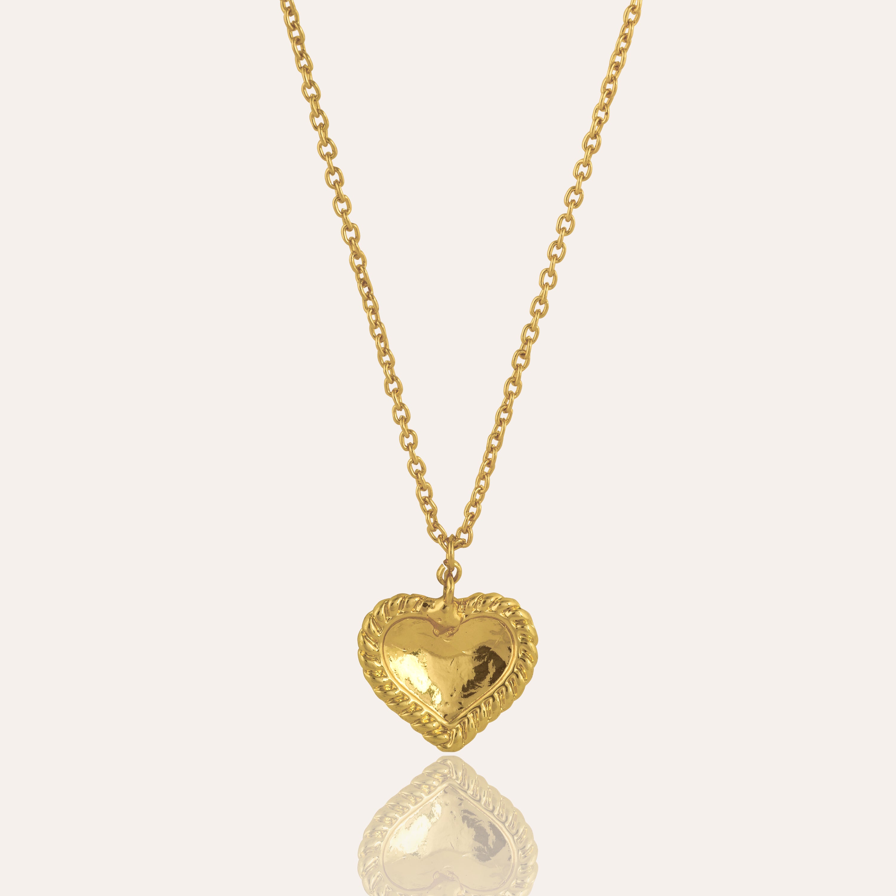 Heart Decorative Design Golden Color Necklace Set for Women & Girls - Style  LNSA018 – Soni Fashion®